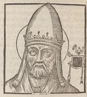 Picture 19 of 72 from Vitae romanorvm pontificvm a D. Petro vsqve ad Clementem VIII : ex Platinae historia in epitomen redactae, ac iuxta Onuphrij Paniunij eremitae augustiniani censionem ordinatae : his praeter alia accesserunt eorundem pontificum imagines ad viuum expressae, labore & industria Ioannis a Glano leodicensis incisae (1597), leaf 160