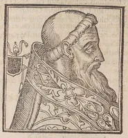 Picture 23 of 72 from Vitae romanorvm pontificvm a D. Petro vsqve ad Clementem VIII : ex Platinae historia in epitomen redactae, ac iuxta Onuphrij Paniunij eremitae augustiniani censionem ordinatae : his praeter alia accesserunt eorundem pontificum imagines ad viuum expressae, labore & industria Ioannis a Glano leodicensis incisae (1597), leaf 192
