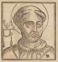 Picture 37 of 72 from Vitae romanorvm pontificvm a D. Petro vsqve ad Clementem VIII : ex Platinae historia in epitomen redactae, ac iuxta Onuphrij Paniunij eremitae augustiniani censionem ordinatae : his praeter alia accesserunt eorundem pontificum imagines ad viuum expressae, labore & industria Ioannis a Glano leodicensis incisae (1597), leaf 281