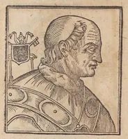 Picture 38 of 72 from Vitae romanorvm pontificvm a D. Petro vsqve ad Clementem VIII : ex Platinae historia in epitomen redactae, ac iuxta Onuphrij Paniunij eremitae augustiniani censionem ordinatae : his praeter alia accesserunt eorundem pontificum imagines ad viuum expressae, labore & industria Ioannis a Glano leodicensis incisae (1597), leaf 290