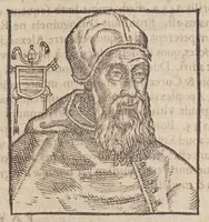 Picture 69 of 72 from Vitae romanorvm pontificvm a D. Petro vsqve ad Clementem VIII : ex Platinae historia in epitomen redactae, ac iuxta Onuphrij Paniunij eremitae augustiniani censionem ordinatae : his praeter alia accesserunt eorundem pontificum imagines ad viuum expressae, labore & industria Ioannis a Glano leodicensis incisae (1597), leaf 523