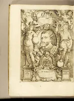 An illustration from Vita, et fatti dell' inuitissimo Imperatore Carlo Quinto, et historie uniuersali del mondo, de' suoi tempi. : Nella quale vengono comprese le cose più segnalate successe in Asia, Africa, Europa, & nel Mondo Nouo ... (1606)