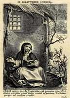 Picture 11 of 16 from Vita et historia S. Rosae a S. Maria quae nata Limae in regno Peruano 1586, obiit 1617 aetatis suae 31. : Adm. R.P. Mago. Fr. Michaeli de Toledo Proc. Gen. D. Praedic. Prov. S. Io. Bapt. in Peruvio (1672), leaf 25