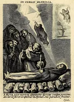 Picture 15 of 16 from Vita et historia S. Rosae a S. Maria quae nata Limae in regno Peruano 1586, obiit 1617 aetatis suae 31. : Adm. R.P. Mago. Fr. Michaeli de Toledo Proc. Gen. D. Praedic. Prov. S. Io. Bapt. in Peruvio (1672), leaf 33