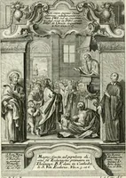An illustration from Vita S. Joannis Nepomuceni, sigilli sacramentalis protomartyris (1730)