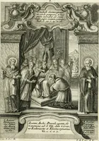 An illustration from Vita S. Joannis Nepomuceni, sigilli sacramentalis protomartyris (1730)