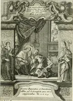 An illustration from Vita S. Joannis Nepomuceni, sigilli sacramentalis protomartyris (1730)