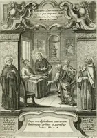 An illustration from Vita S. Joannis Nepomuceni, sigilli sacramentalis protomartyris (1730)