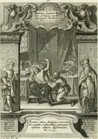 An illustration from Vita S. Joannis Nepomuceni, sigilli sacramentalis protomartyris (1730)