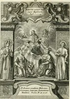 An illustration from Vita S. Joannis Nepomuceni, sigilli sacramentalis protomartyris (1730)