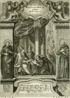 An illustration from Vita S. Joannis Nepomuceni, sigilli sacramentalis protomartyris (1730)