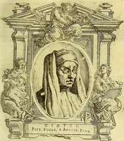 An illustration from Vite de più eccellenti pittori scultori ed architetti (1767)
