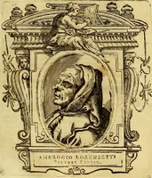 An illustration from Vite de più eccellenti pittori scultori ed architetti (1767)
