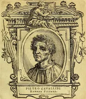 An illustration from Vite de più eccellenti pittori scultori ed architetti (1767)