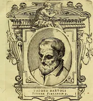 An illustration from Vite de più eccellenti pittori scultori ed architetti (1767)