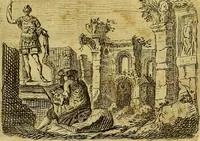 An illustration from Vite de più eccellenti pittori scultori ed architetti (1767)
