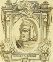 An illustration from Vite de più eccellenti pittori scultori ed architetti (1767)