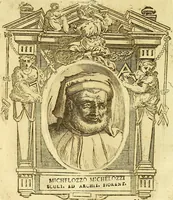 An illustration from Vite de più eccellenti pittori scultori ed architetti (1767)