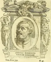 An illustration from Vite de più eccellenti pittori scultori ed architetti (1767)