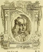 An illustration from Vite de più eccellenti pittori scultori ed architetti (1767)