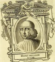 An illustration from Vite de più eccellenti pittori scultori ed architetti (1767)