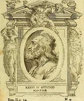 An illustration from Vite de più eccellenti pittori scultori ed architetti (1767)