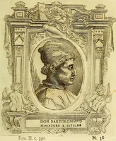 An illustration from Vite de più eccellenti pittori scultori ed architetti (1767)