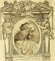 An illustration from Vite de più eccellenti pittori scultori ed architetti (1767)