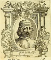 An illustration from Vite de più eccellenti pittori scultori ed architetti (1767)