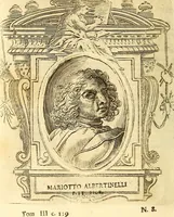 An illustration from Vite de più eccellenti pittori scultori ed architetti (1767)
