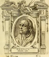 An illustration from Vite de più eccellenti pittori scultori ed architetti (1767)