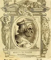 An illustration from Vite de più eccellenti pittori scultori ed architetti (1767)