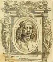 An illustration from Vite de più eccellenti pittori scultori ed architetti (1767)
