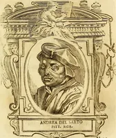 An illustration from Vite de più eccellenti pittori scultori ed architetti (1767)