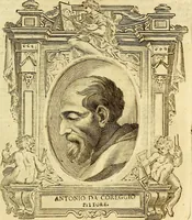An illustration from Vite de più eccellenti pittori scultori ed architetti (1767)