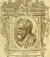 An illustration from Vite de più eccellenti pittori scultori ed architetti (1767)