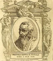 An illustration from Vite de più eccellenti pittori scultori ed architetti (1767)