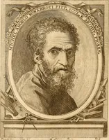 An illustration from Vite de più eccellenti pittori scultori ed architetti (1767)