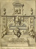 An illustration from Vite de più eccellenti pittori scultori ed architetti (1767)