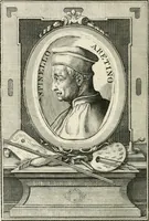 An illustration from Vite de' più eccellenti pittori, scultori e architetti (1791)