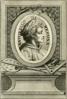 An illustration from Vite de' più eccellenti pittori, scultori e architetti (1791)