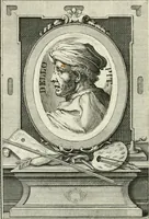 An illustration from Vite de' più eccellenti pittori, scultori e architetti (1791)