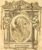 An illustration from Vite de più eccellenti pittori scultori ed architetti (1767)