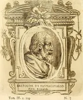 An illustration from Vite de più eccellenti pittori scultori ed architetti (1767)