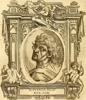 An illustration from Vite de più eccellenti pittori scultori ed architetti (1767)
