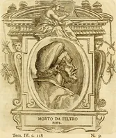 An illustration from Vite de più eccellenti pittori scultori ed architetti (1767)