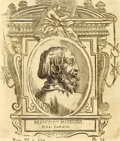 An illustration from Vite de più eccellenti pittori scultori ed architetti (1767)