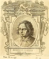 An illustration from Vite de più eccellenti pittori scultori ed architetti (1767)