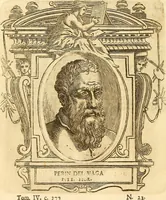 An illustration from Vite de più eccellenti pittori scultori ed architetti (1767)