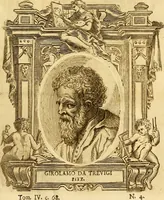 An illustration from Vite de più eccellenti pittori scultori ed architetti (1767)